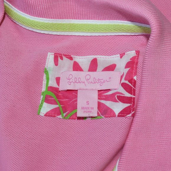 Lilly Pulitzer Pink Shirt Dress - Picture 3 of 3